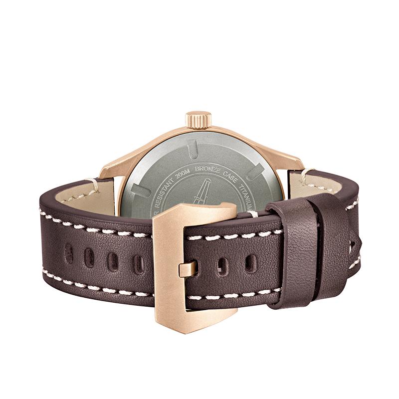 42mm Bronze Pilot NH38 Automatic Mechanical Watch B2006B