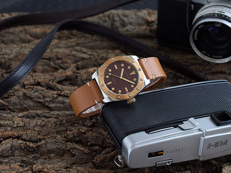 baltany design bronze watch