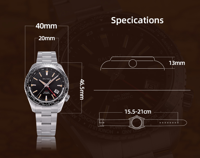 GMT sports watch