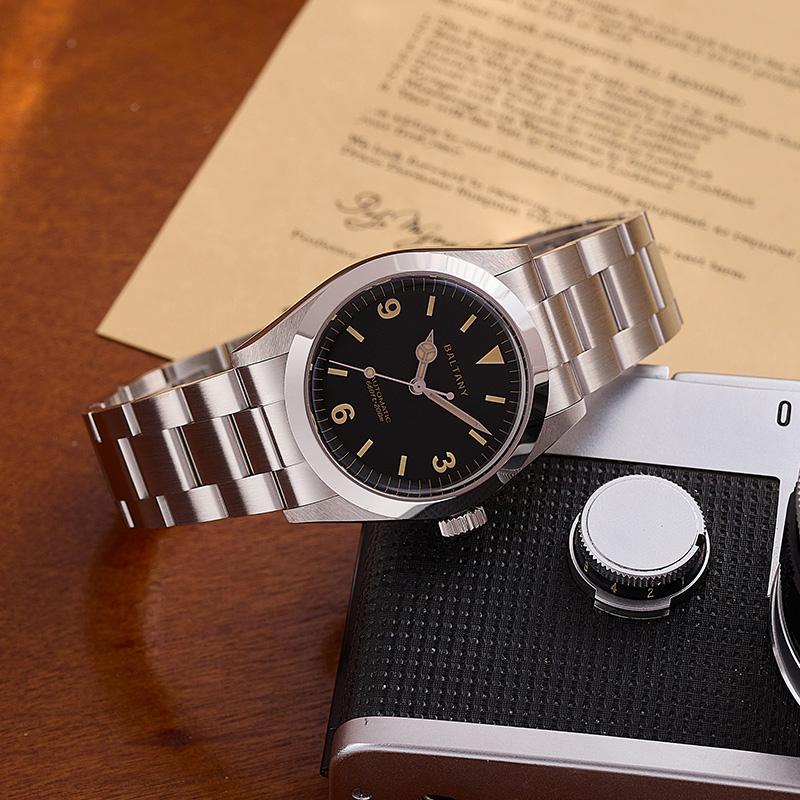 Baltany Retro 36mm Explorer Homage Watch S4066AB