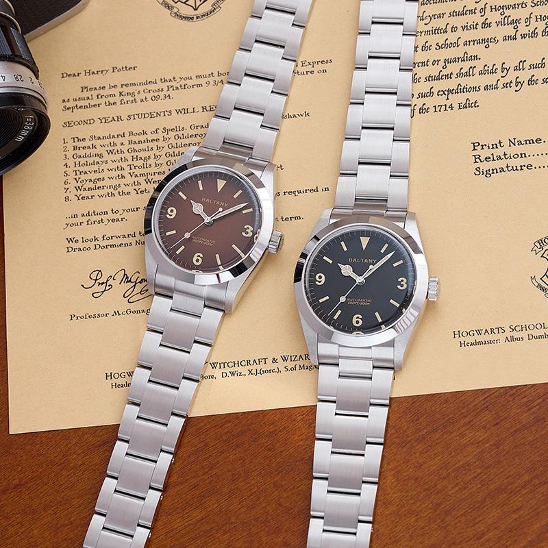 Baltany Retro 36mm Explorer Homage Watch S4066AB