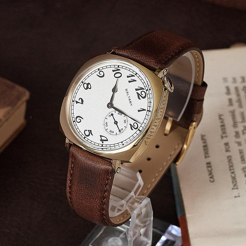Baltany Golden 1921 Vintage Auto Dress Watches S4046G