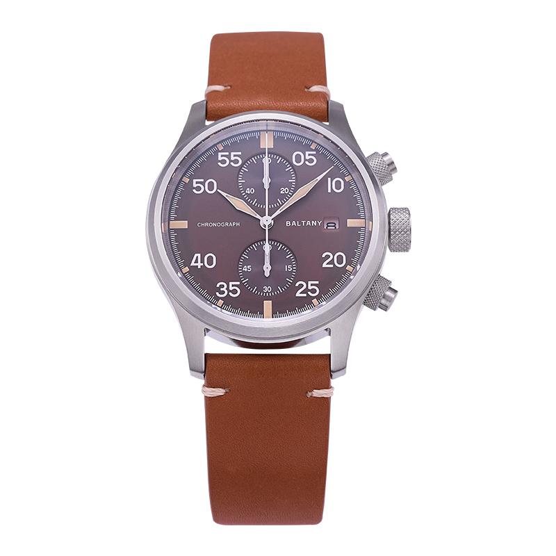 Baltany Military Solar-powered Pilot Chronograph S6070