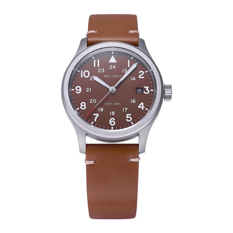 Micro Brand Retro 39MM Date Men Quartz Field Watch S2082