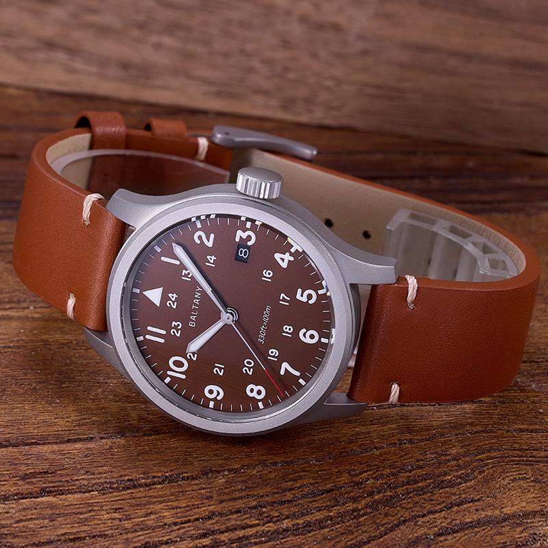 Micro Brand Retro 39MM Date Men Quartz Field Watch S2082