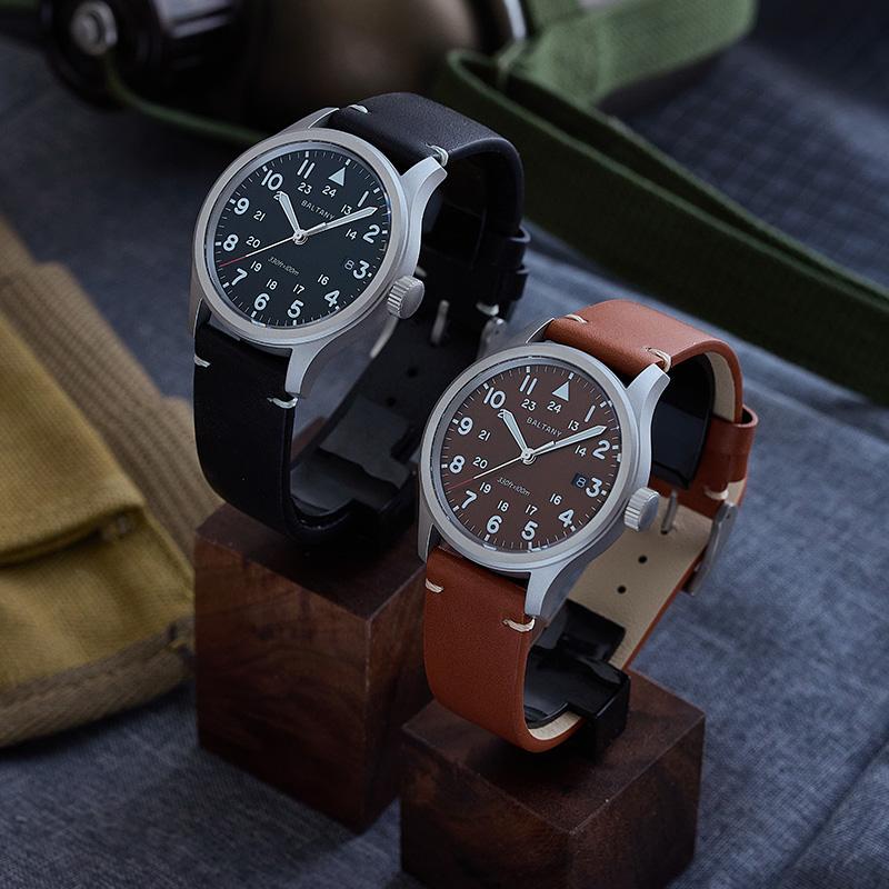Micro Brand Retro 39MM Date Men Quartz Field Watch S2082