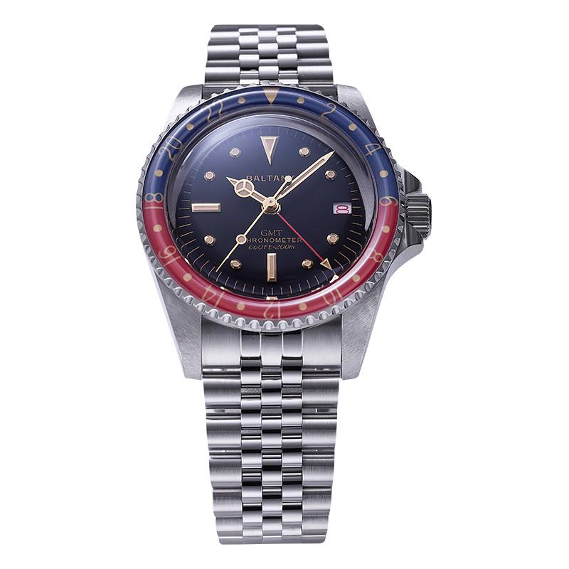 Baltany 1957s GMT Master Homage Vintage Watch Replacement S6074