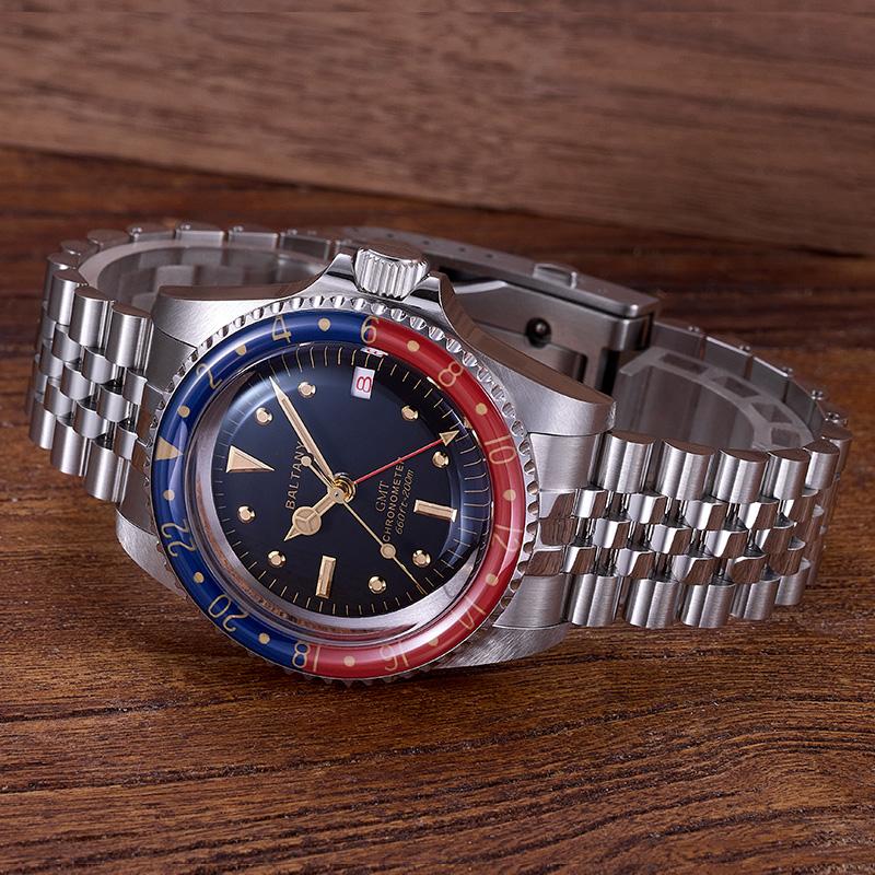 Baltany 1957s GMT Master Homage Vintage Watch Replacement S6074
