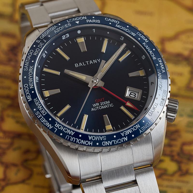 Baltany Design NH34 Auto GMT Sports Watch S6083